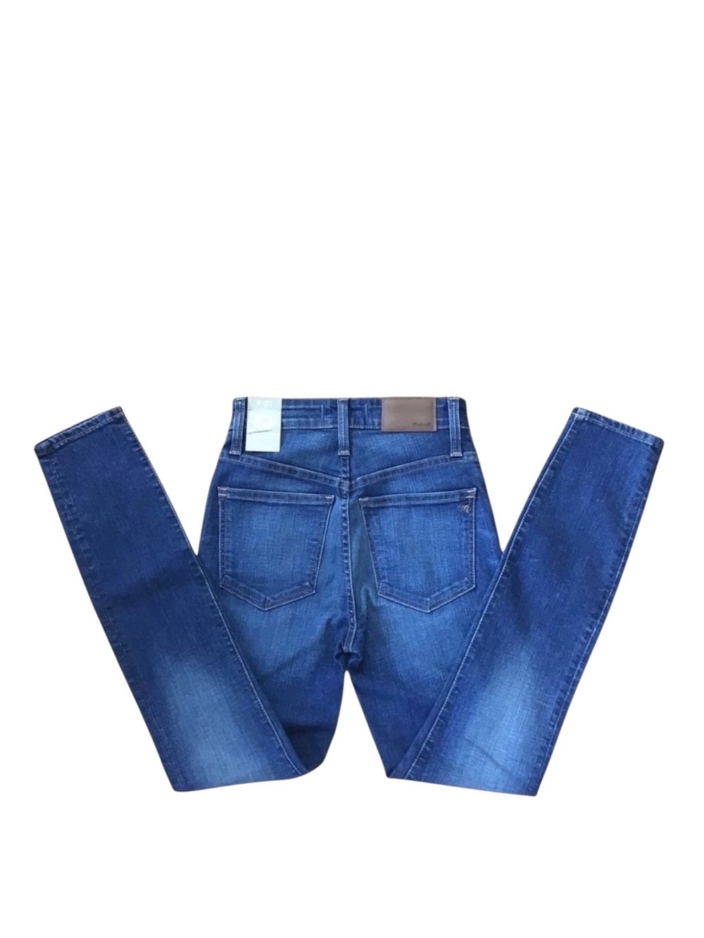 Madewell jeans high-rise high waisted waist curvy skinny 23 soft stretchy denim